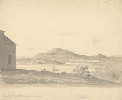 Bagsiden af East Rock, New Haven af Unknown
