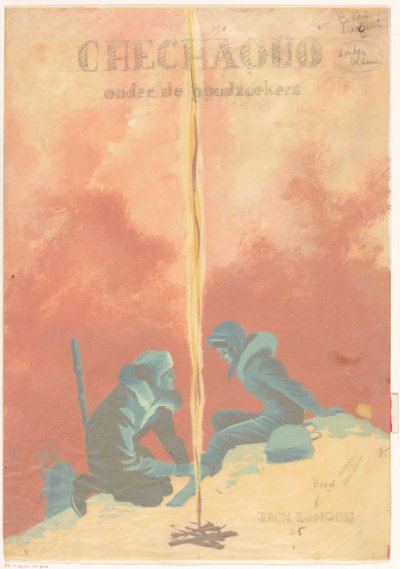 Banddesign for: Jack London, Chechaquo blandt prospectors (Chechaquo and old timers), 1958 af Unknown