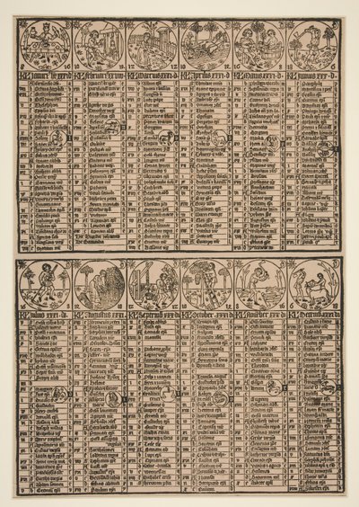 Johann von Gemunds kalender af Unknown