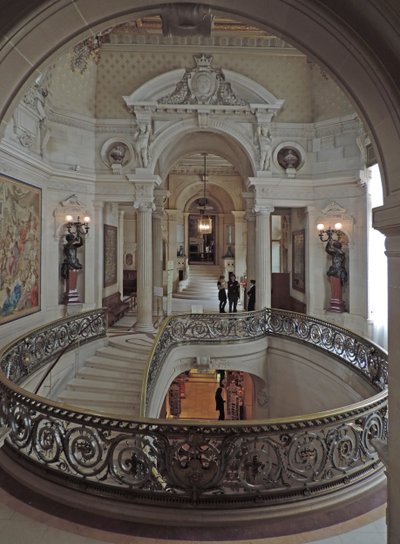 Chantilly, Chateau: Entré i slottet, af Unknown
