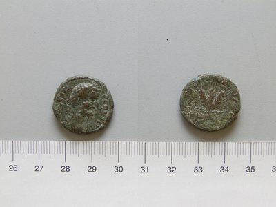 Mønt af Septimius Severus, kejser af Rom fra Caesareia, Cappadocia af Unknown