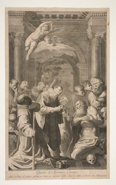 Sankt Hieronymus nadver af Unknown