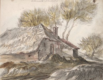 Sommerhus (recto); Skur (omvendt) af Unknown