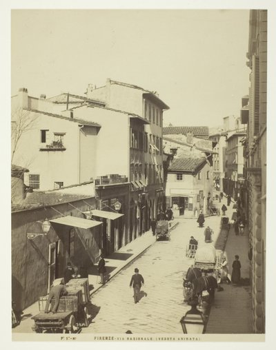 Firenze, via Nazionale af Unknown