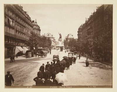 Begravelse Cortege, Paris af Unknown