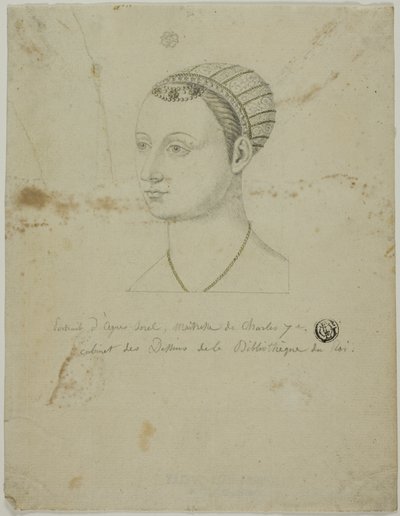 Portræt af Agnes Sorel af Unknown