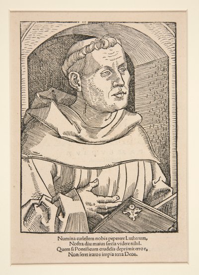 Portræt af Martin Luther af Unknown