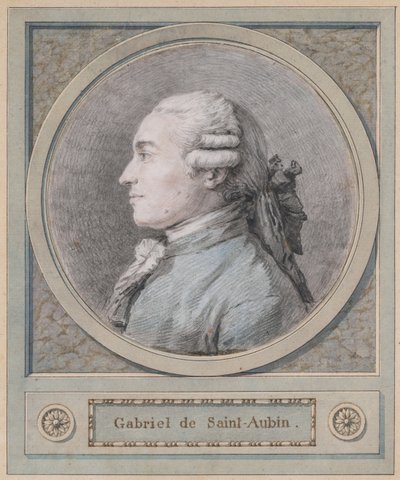 Portræt af en mand, der siges at være billedhuggeren Clodion (1738-1814) af Unknown