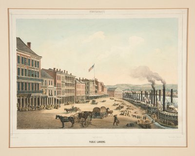 Offentlig landing, Cincinnati af Unknown