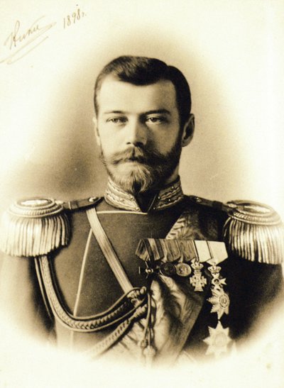 Russisk kejser, zar Nicholas Ii, 1898. af Unknown