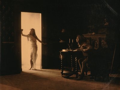 Scene fra stykket Boccaccio af Unknown