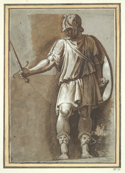 Standing Warrior, fra Polidoro af Unknown