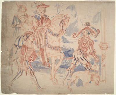 Tapestry Design af Unknown
