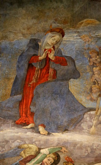 Jomfru Maria ved Himmelfart af Unknown