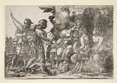 Thetis anbefaler Achilles til Chirons vejledning af Unknown