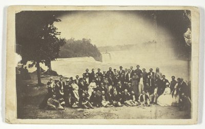 Uden titel (Gruppe ved Niagara Falls) af Unknown