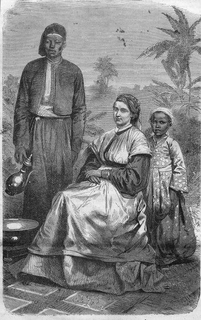ALEXANDRINE PETRONELLA FRANCINA TINNE (1839 1869). Hollandsk rejsende, myrdet i Centralafrika af tuaregerne. af Unknown artist