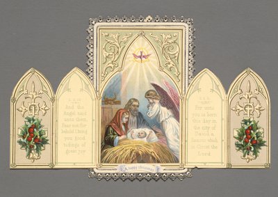 "En glædelig jul", julekort af Unknown artist