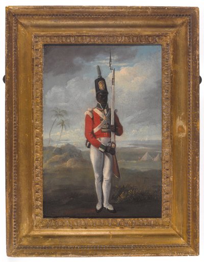 En menig fra det 8. vestindiske regiment af Unknown artist
