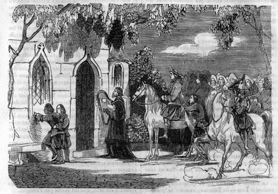 Et bryllup i Bretagne i det 14. århundrede. af Unknown artist
