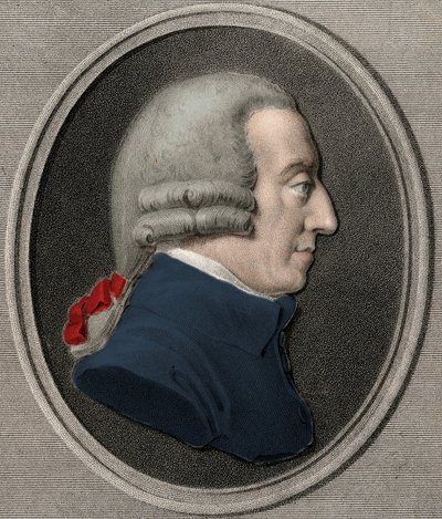 Adam Smith 1723-1790 - stik - 1800-tallet af Unknown artist