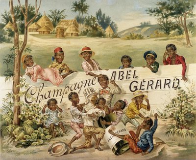 Reklameplakat for Champagne Abel Gérard, slutningen af det 19. århundrede af Unknown artist