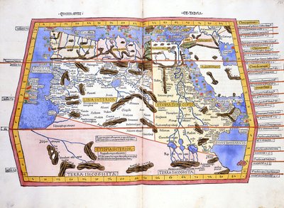 Afrika - i "Atlante Tolomeo" af Ptolemæus af Unknown artist