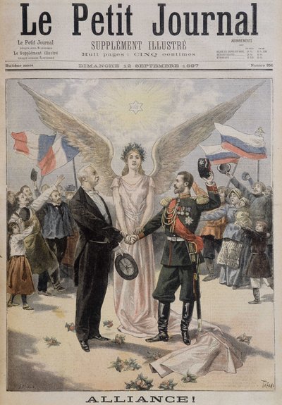 Alliance (mellem Frankrig og Rusland) - Couv. "" The Petity Journal""" af 12. sept af Unknown artist