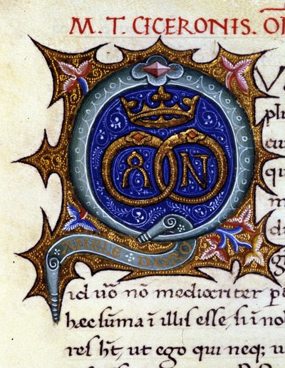 Alphabet: Miniaturbuchstabe Q von Unknown artist