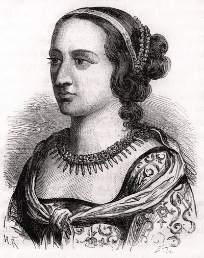 Anne de France, kendt som fruen af Beaujeu (1461 - 1522). af Unknown artist