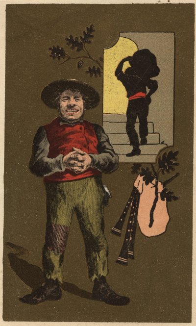 Anonym kromolitografi, slutningen af det 19. århundrede. af Unknown artist