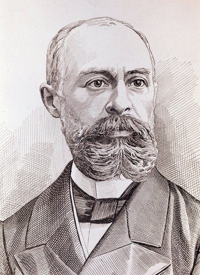 Antoine-Henri Becquerel, fransk fysiker (gravering) af Unknown artist