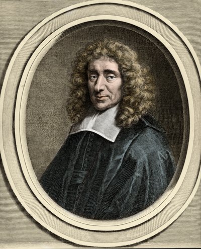 Antoine Furetiere (1619-1688), engelsk grammatiker forfatter - af Unknown artist
