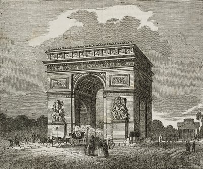 Triumfbuen, Paris, Frankrig af Unknown artist