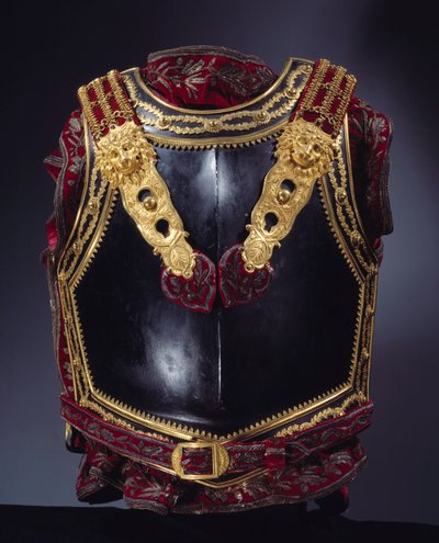 Panserkiste designet til kejser Napoleon I (1769-1821) i 1807 til slaget ved Tilsit (Tilsitt) i 1807. Paris, Museum of the Legion d