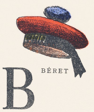 B: baret af Unknown artist