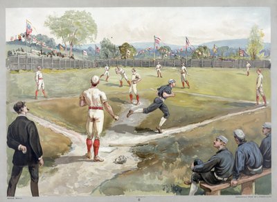 Baseball kamp af Unknown artist