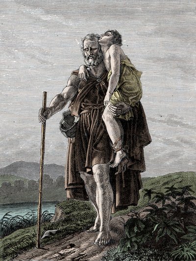 Belisarius - den byzantinske general Belisaire (Flavius ​​​​Belisarius, 500-565) af Unknown artist