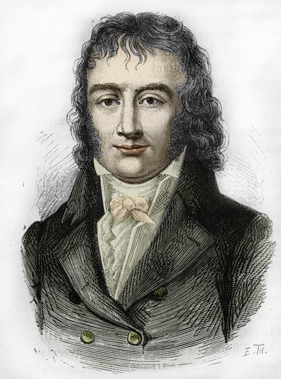 Benjamin Constant, fransk politiker og forfatter af schweizisk oprindelse (1767 - 1830) af Unknown artist