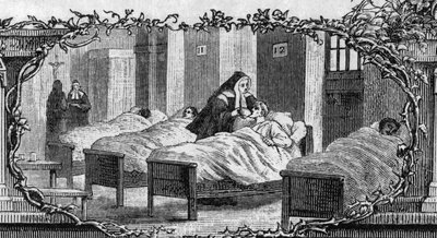 Bernadette Soubirous (1844-1879) i kjole som en nonne, der tager sig af de syge. af Unknown artist