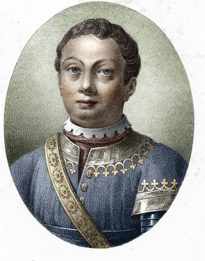Bertrand Du Guesclin, fransk konstabel (1314-1380) af Unknown artist