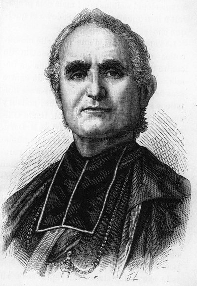 Biskop Félix Dupanloup (1802 - 1878), fransk prælat, biskop af Orléans af Unknown artist