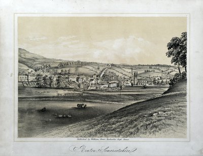 Bruton, Somersetshire af Unknown artist