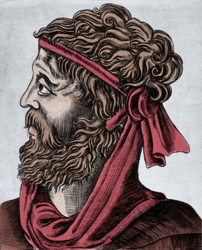 Caius Valerius Catullus kendt som Catullus af Unknown artist
