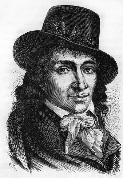 Camille Desmoulins (1760-1794), fransk publicist og politiker. af Unknown artist