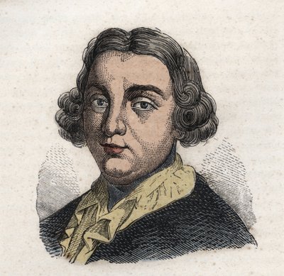 Carlo Goldoni (1707-1793), italiensk dramatiker af Unknown artist