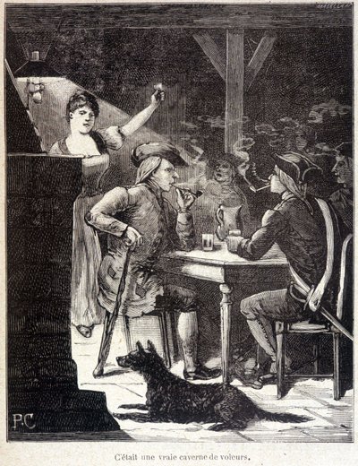 Patron i et værtshus. af Unknown artist