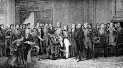 Charles X abdikterer til fordel for Henri d