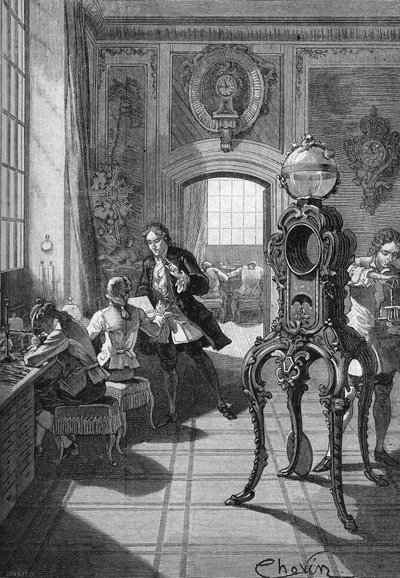 Slottet i Versailles af Unknown artist