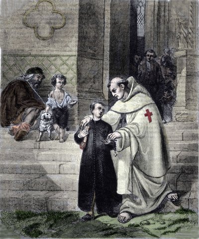 Christoph Willibald, ridder von Gluck (1714-1787), tysk komponist, 9 år. Stik fra det 19. århundrede. af Unknown artist